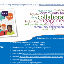 Community Engagement Meeting Flyer