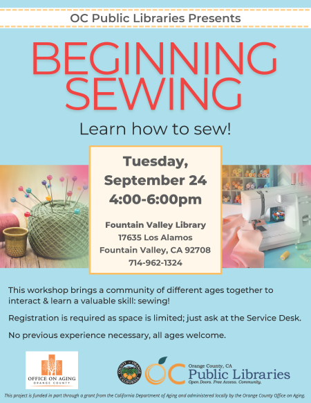 Beginning Sewing