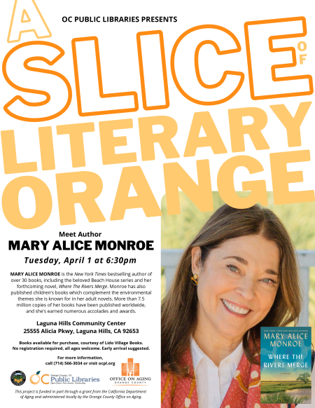 Author Mary Alice Monroe Event Flyer