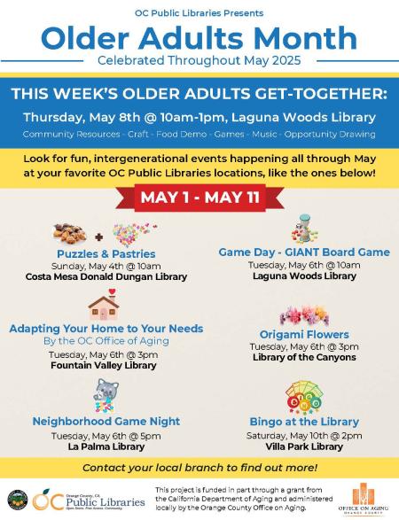 Older Adults Month Weekly Flyers Pg1
