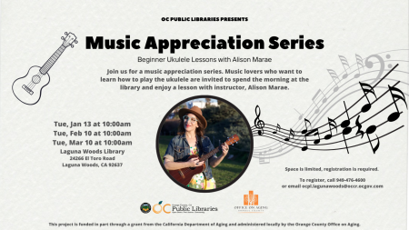 Music Appreciation Series Flyer for January 2026