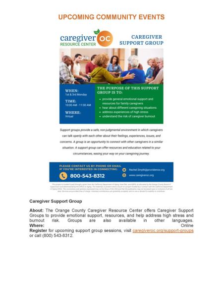 Office on Aging Newsletter - November 2025_Page2