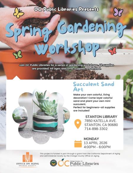 Succulent Sand Art 4.13.26