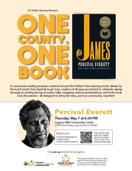 One County, One Book_Author Percival Everett