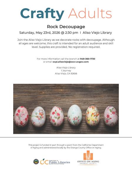 Decoupage Rocks Aliso Viejo May 23