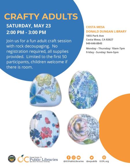 Decoupage Rocks Costa Mesa D Dungan May 23